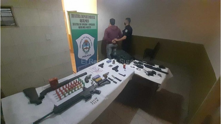 Detenido: tenía un arsenal y lo alquilaba a delincuentes